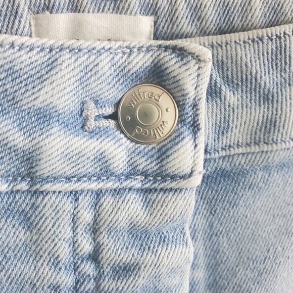 Wilfred Free Blue Modern Cargo Jeans Pants Size 2 - Picture 6 of 13